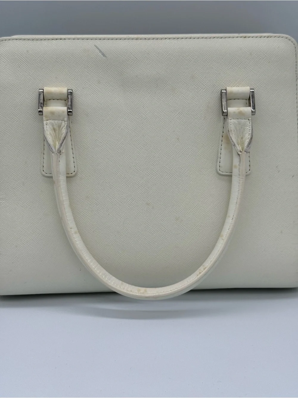 Burberry white satchel early 2000’s‎ purse